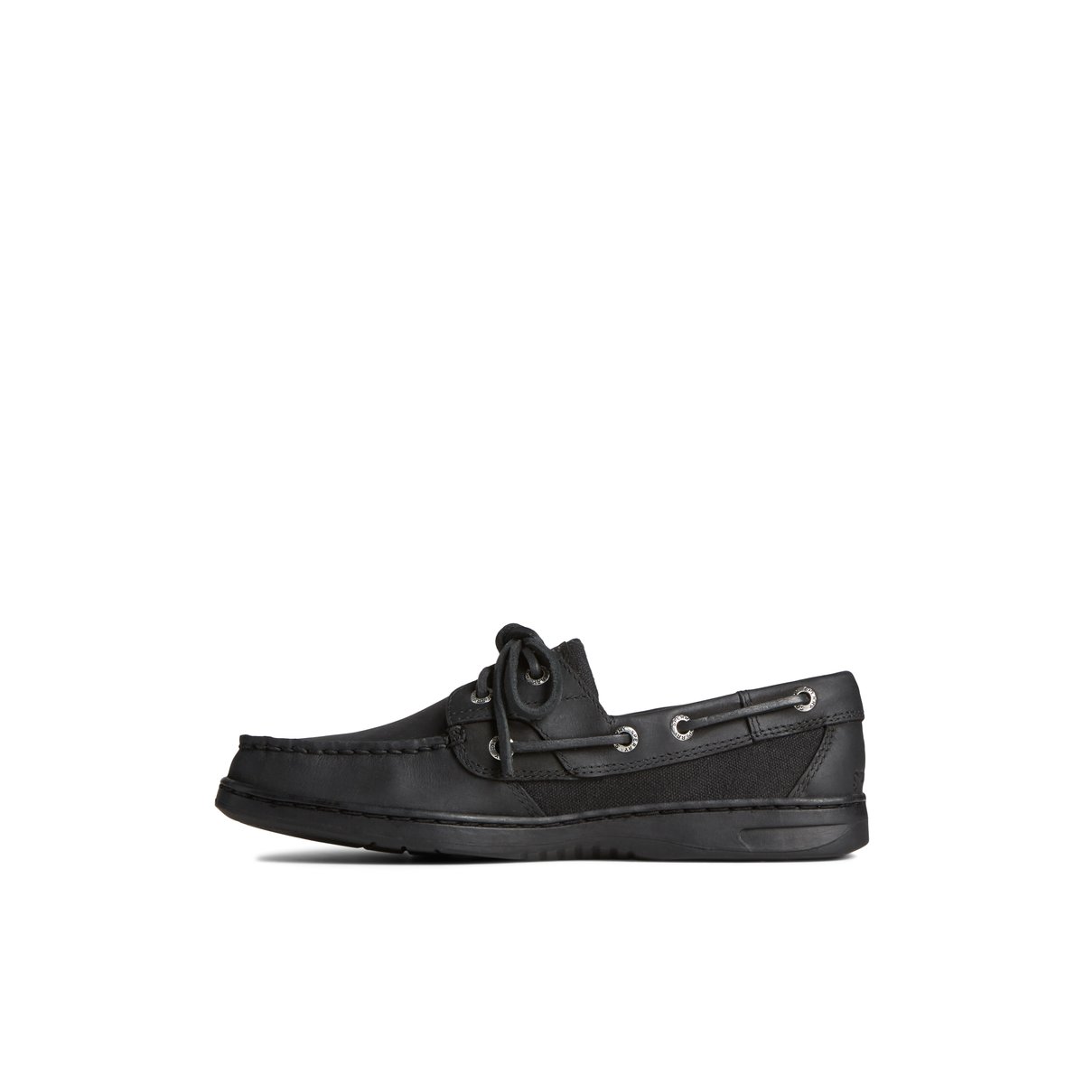 Bluefish 2 Eye Boat Shoe Black Women s Women Sperry US